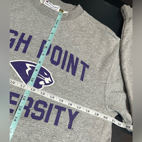 Champion High Point University Panthers Gray Crewneck Sweatshirt - Picture 7 of 10